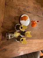 Alessi Eierdoppen & Peper/Zout Set, Ophalen, Gebruikt, Overige kleuren, Metaal