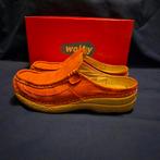 Z.g.a.n Mooie Wolky roll slide instappers muilen mt 41 rood, Ophalen of Verzenden, Zo goed als nieuw, Rood, Instappers