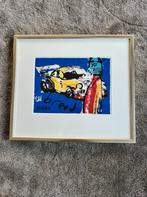 Zeefdruk Herman Brood incl. Certificaat, Antiek en Kunst, Kunst | Litho's en Zeefdrukken, Ophalen