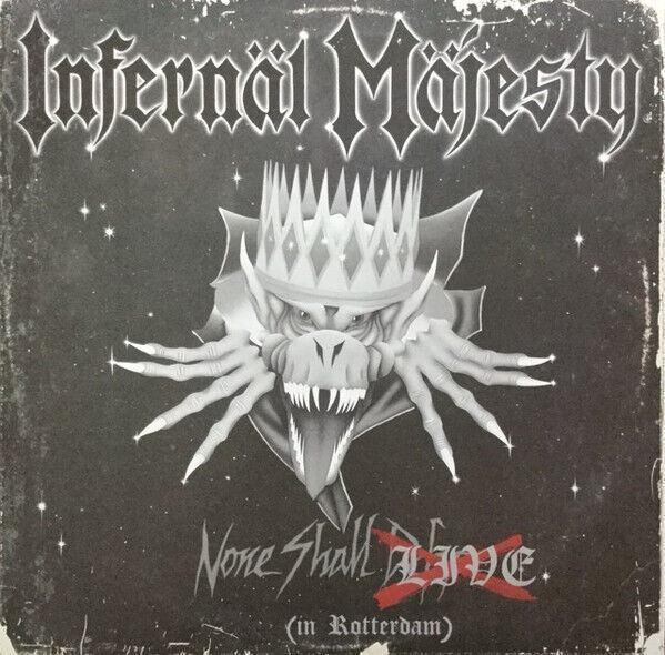 Infernal Majesty - Live Rotterdam Sacrifice Possessed Slayer, Cd's en Dvd's, Vinyl | Hardrock en Metal, Zo goed als nieuw, Verzenden