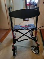 Vermeiren rollator,  rood. Makkelijk inklapbaar, Diversen, Ophalen, Zo goed als nieuw