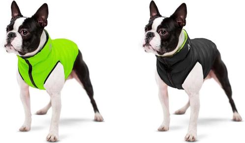 AiryVest Versatile Hondenjas Omkeerbaar S35 Lime-Black -50%!, Dieren en Toebehoren, Hondenkleding, Nieuw, Hondenjas, Ophalen of Verzenden