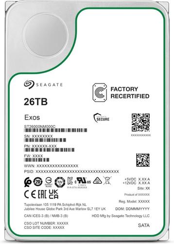Seagate Exos 26 TB (30 stuks op voorraad) beschikbaar voor biedingen
