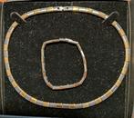 Boccia, ketting en armband, titanium, Ophalen of Verzenden, Gebruikt, Overige kleuren, Overige materialen