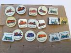 17 blikken treinspeldjes, Verzamelen, Speldjes, Pins en Buttons, Ophalen of Verzenden, Gebruikt, Overige onderwerpen