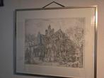 Tekening Sint Jan Kathedraal Den Bosch, Antiek en Kunst, Ophalen of Verzenden