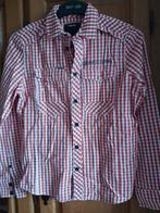 Mooi herenoverhemd in maat XS., Kleding | Heren, Ophalen, Zo goed als nieuw, Rood, Halswijdte 38 (S) of kleiner