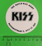 Kiss Dutch army fanclub stickers 3 stuks, Ophalen of Verzenden, Zo goed als nieuw, Overige typen