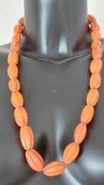 Antieke carneool Himalaya Tibet ketting, handgemaakt, Ophalen of Verzenden, Overige materialen, Ketting