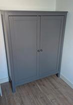 Grijze Meidenkast - 130x99x38 cm, Ophalen, Met deur(en), 100 tot 150 cm, 50 tot 100 cm