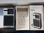 Pocketradio Philips 90AL080 MW -FM Doet niks? Met schema boe, Ophalen