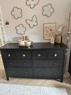 Ikea Hemnes Ladekast 8 lades, zwartbruin, 160x96 cm, Huis en Inrichting, Kasten | Ladekasten, Ophalen, 5 laden of meer, Zo goed als nieuw