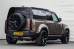 Land Rover Defender 3.0 D250 110 Grijs Kenteken, Luchtvering, Auto's, Bestelauto's, 249 pk, Bruin, 2996 cc, Leder