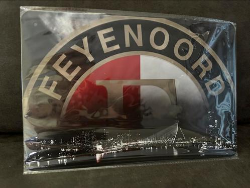 Wandbord Feyenoord Rotterdam skyline Rotterdam, Verzamelen, Sportartikelen en Voetbal, Nieuw, Overige typen, Feyenoord, Ophalen of Verzenden