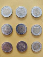 2 euro munten - 9 stuks, Ophalen of Verzenden, Overige landen, 2 euro