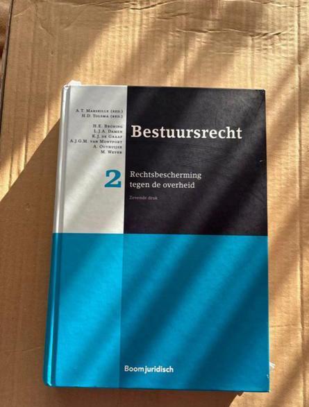 Bestuursrecht - Rechtsbescherming Deel 2, Boeken, Studieboeken en Cursussen, Zo goed als nieuw, HBO, Gamma, Ophalen of Verzenden