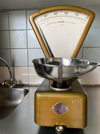 Olland Professionele weegschaal kleur metalic brons, Witgoed en Apparatuur, Weegschalen, Ophalen, Gebruikt, Winkelweegschaal, Minder dan 10 kg