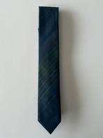 Vintage blauw met groen gestreepte stropdas, Ophalen, Zo goed als nieuw, Blauw
