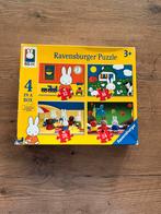Nijntje Puzzel - Ravensburger - 4 in 1, Ophalen of Verzenden, 10 tot 50 stukjes, Gebruikt, 2 tot 4 jaar
