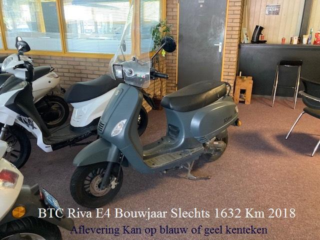 Btc Riva 50 Bouwjaar 2018 Geel kenteken, Fietsen en Brommers, Snorfietsen en Snorscooters, Gebruikt, Overige merken, Benzine
