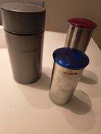 Opbergblikken voor Koffiepads & Beschuit, Ophalen of Verzenden, Gebruikt