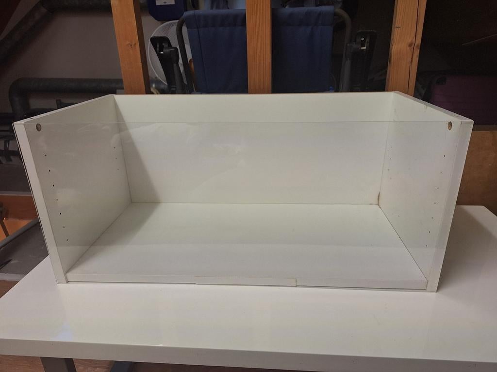 Terrarium / Reptielenverblijf, Met plank(en), Minder dan 50 cm, Ophalen of Verzenden, Zo goed als nieuw