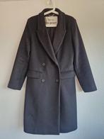 Giacomo double breasted mantel. Maat M. Zwart/wol., Maat 38/40 (M), Nijmegen, Zwart, Verhip-vintage.nl