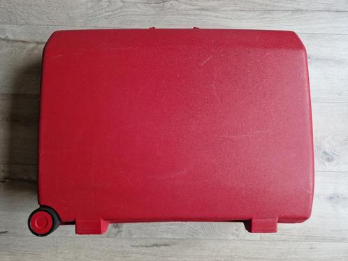 Samsonite koffer (rood) ongeveer 75 x 55 cm, Sieraden, Tassen en Uiterlijk, Koffers, Gebruikt, Hard kunststof, 70 cm of meer, Slot