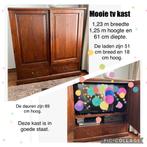 Houten kast, opbergmeubel, TV kast, €10, Ophalen, Gebruikt, 100 tot 150 cm, 100 tot 150 cm