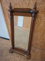 Vintage grote spiegel met houten frame, Ophalen, Rechthoekig