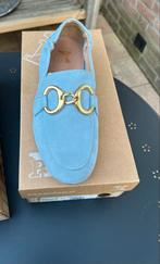 PX Suède Loafers Lichtblauw Maat 39 - Nieuw!, Ophalen of Verzenden, Nieuw, Blauw, Espadrilles of Moccasins