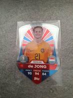 Topps UEFA Euro 2024 Germany. Shield De Jong Nederland., Hobby en Vrije tijd, Stickers en Plaatjes, Verzenden, Zo goed als nieuw