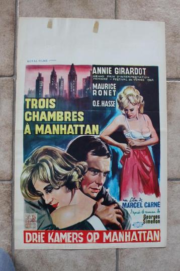 filmaffiche Trois chambres a Manhattan filmposter beschikbaar voor biedingen