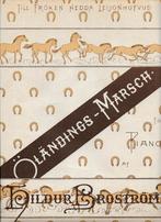 Bo1835 zweedse bladmuziek: olandings marsch, Verzenden, Gebruikt, Artiest of Componist, Populair