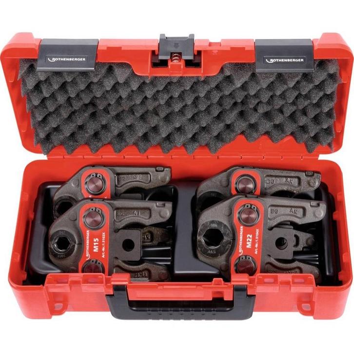 Rothenberger Persbekken Set M15,18,22,28 Nieuw ongebruikt!, Doe-het-zelf en Verbouw, Gereedschap | Handgereedschap, Nieuw, Ophalen of Verzenden