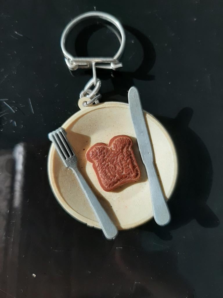 Vintage sleutelhanger Van Houten, Ophalen of Verzenden, Zo goed als nieuw, Merk