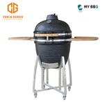 Kamado BBQ 21 inch + gratis afdekhoes en heat deflector, Verzenden, Nieuw