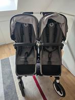 Bugaboo Donkey 3 Twin kinderwagen + meerijdplankje, Gebruikt, Verstelbare duwstang, Bugaboo, Ophalen