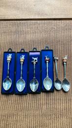 Tk 6 silverplate theelepeltjes kat poes poezen, Ophalen