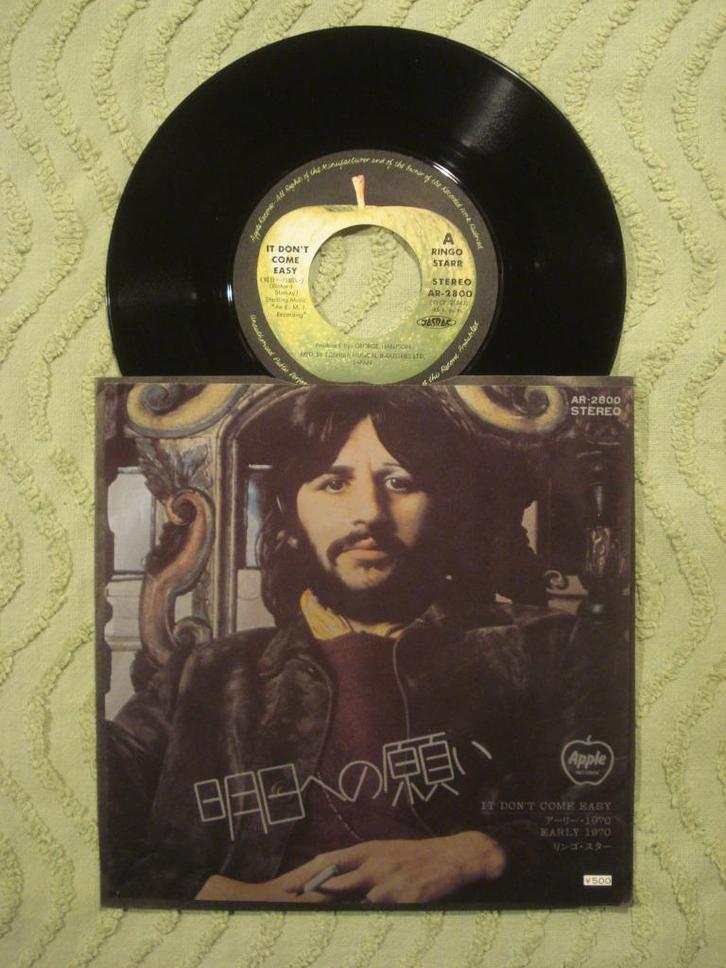 Ringo Starr 7" Vinyl Single: ‘It don’t come easy’ (Japan), Cd's en Dvd's, Vinyl Singles, Zo goed als nieuw, Single, Pop, 7 inch