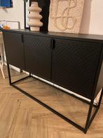 Dressoir VIRUM JYSK - Zwart, Huis en Inrichting, Kasten | Dressoirs, 100 tot 150 cm, Verzenden, Zo goed als nieuw, Metaal