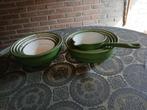 2 sets emaille schalen, Antiek en Kunst, Antiek | Emaille, Ophalen