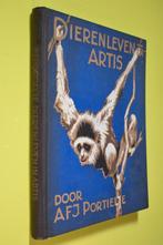 Plaatjesalbum -Dierenleven in Artis 1939- Compleet, Ophalen of Verzenden, Gelezen, A.F.J. Portieltje, Plaatjesalbum