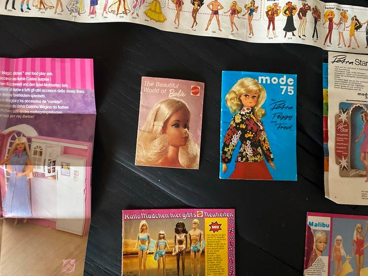 Vintage Barbie Mattel Folders - Verzameling, Verzamelen, Speelgoed, Gebruikt, Ophalen of Verzenden