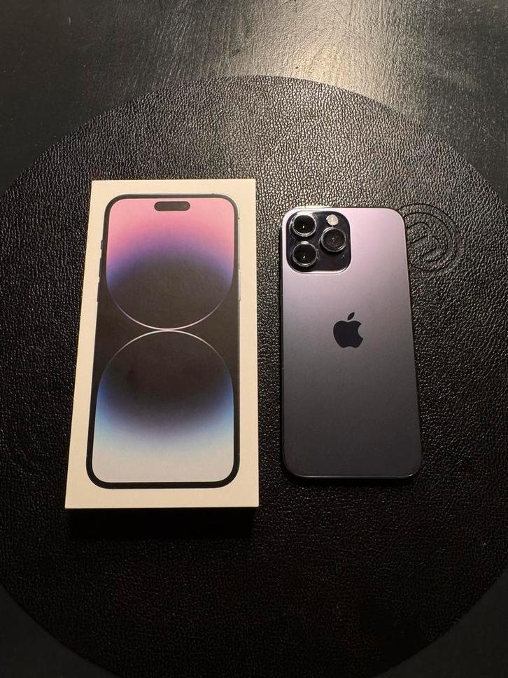 Iphone 14 pro max 128 GB Deep Purple, Telecommunicatie, Mobiele telefoons | Apple iPhone, Zo goed als nieuw, 128 GB, Zonder abonnement