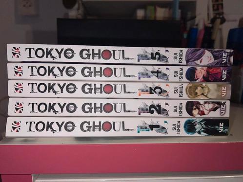 Tokyo Ghoul Manga Series 5 delen, Boeken, Strips | Comics, Zo goed als nieuw, Meerdere comics, Japan (Manga), Ophalen of Verzenden