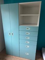 Blauwe kledingkast IKEA Stuva, Kinderen en Baby's, Kinderkamer | Commodes en Kasten, Ophalen, Gebruikt, Kast, 50 tot 70 cm