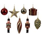 Decoris kerstballen rood goud ,inhoud 20 stuks, Diversen, Kerst, Ophalen of Verzenden, Nieuw