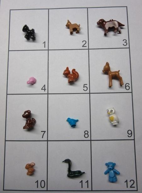 L1303 LEGO DIEREN EEKHOORN UIL COBRA HONDEN KIKKER KONIJN, Kinderen en Baby's, Speelgoed | Duplo en Lego, Nieuw, Lego, Losse stenen