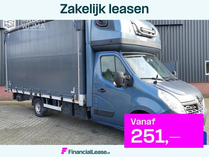 Renault Master 2019 Huifopbouw|Slaapcabine, Auto's, Bestelauto's, Bedrijf, Lease, Financial lease, ABS, Alarm, Boordcomputer, Centrale vergrendeling